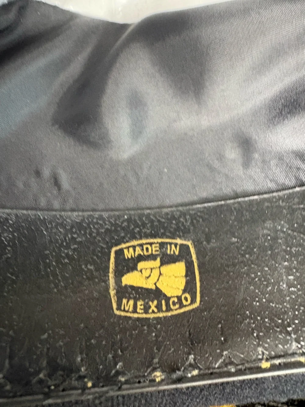 Western Express Black Felt Cowboy Hat Gold Band Youth Small Made in Mexico